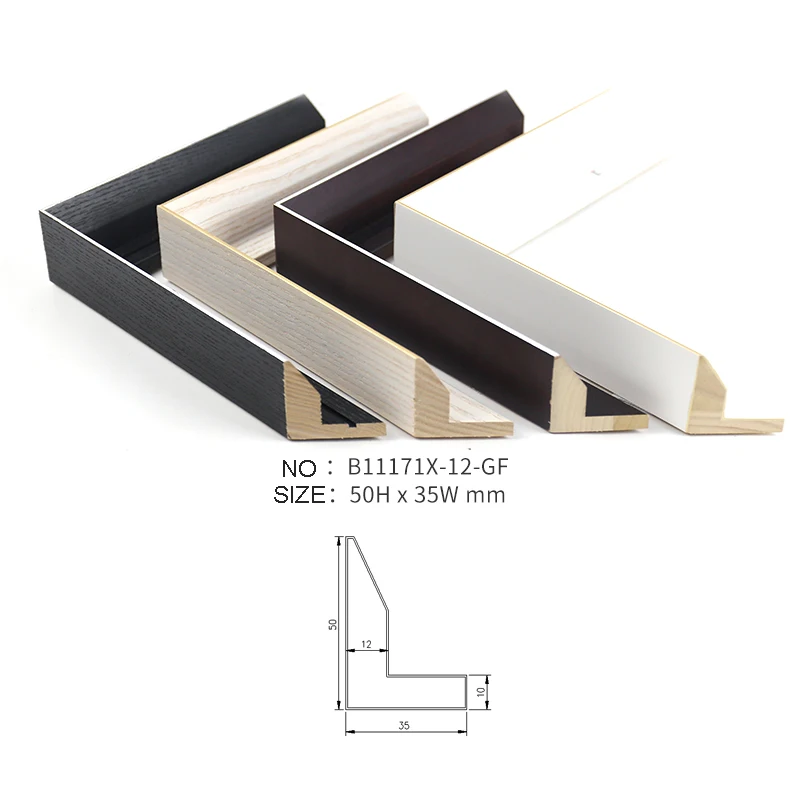 Gtframe Wood Modern Picture Oil Painting L Shape Canvas Floating Frame Moulding Buy Picture