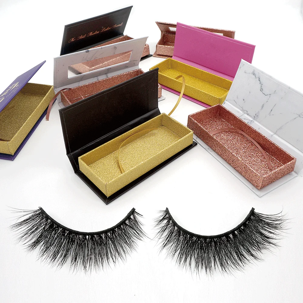 

100% human hair made false eyelash 3d real mink fur strip mink 3d eyelash