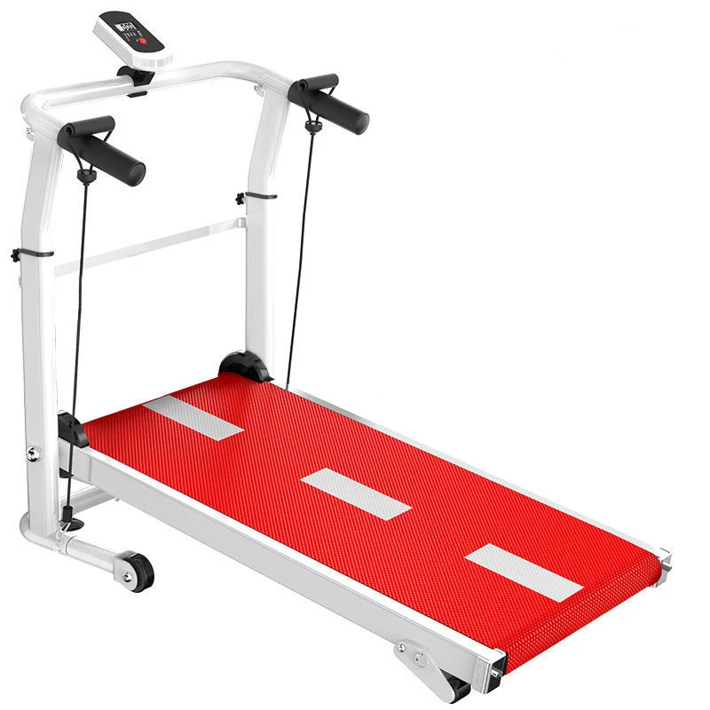 

Smart run walking-pad portable foldable treadmill fitness machine with LCD screen new treadmill running machine, Black and customizable