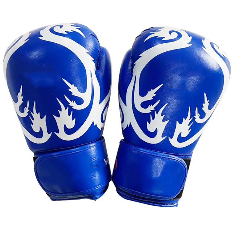 

Custom Logo Professional PU Leather Kick MMA Sparring Boxing Gloves