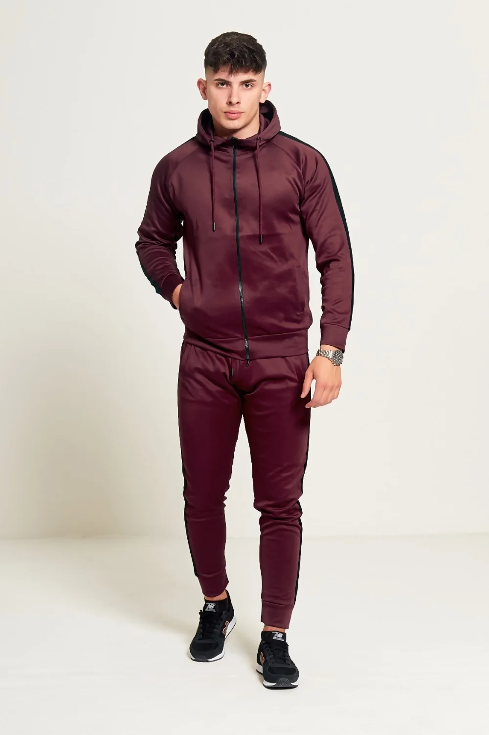 2020 quality oem custom logo sweatsuit track suits men tracksuit