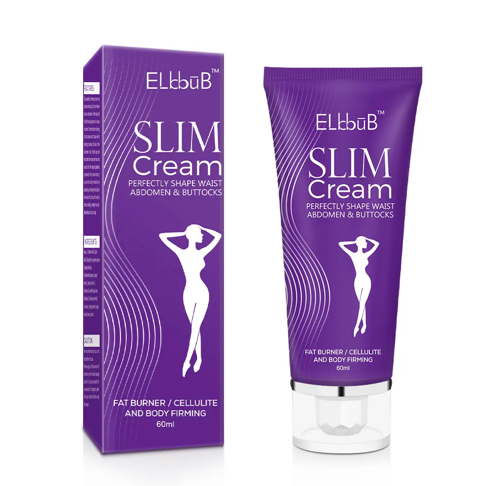 

ELBBUB Private Label Non-sticky Natural Fat Cells Burning Hot Cream Slimming Cellulite Body Slimming Cream