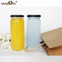 

Paragon Juice Bottles 16 oz 500 ml Straight Sided Juice Paragon Glass Jars for Smoothie Wholesale