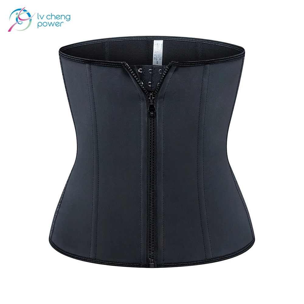 9 Steel Boned Latex Waist Trainer Clip and Zip Waist Cincher Zipper and Hooks Underbust Corsets Body Shaper
9 Steel Boned Latex Waist Trainer Clip and Zip Waist Cincher Zipper and Hooks Underbust Corsets Body Shaper