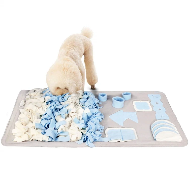

Amazon Hot Sale Drop Shipping Pet Play Sniffing Training Pad Fun Nosework Blanket Feeding Mats Dog Snuffle Mat, Gray, pink, green