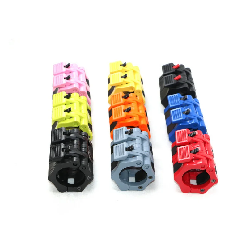 

Wholesale Durable cheap price equipment bar Custom color Lock Ring Clamp Plastic Barbell Collar