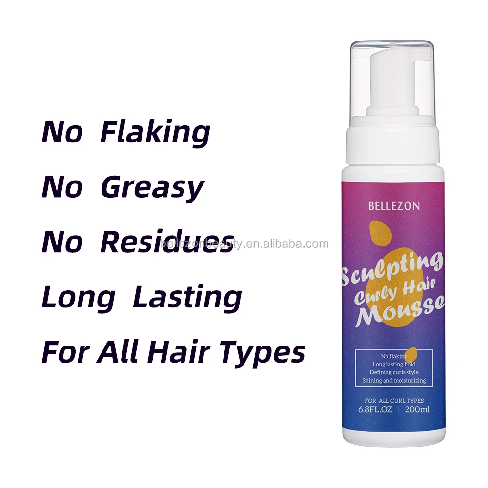 Custom Alcohol Free Crunchfree Hold Hair Foam Styling Mousse Buy