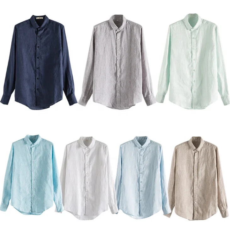 

Wholesale mens summer linen cotton shirts