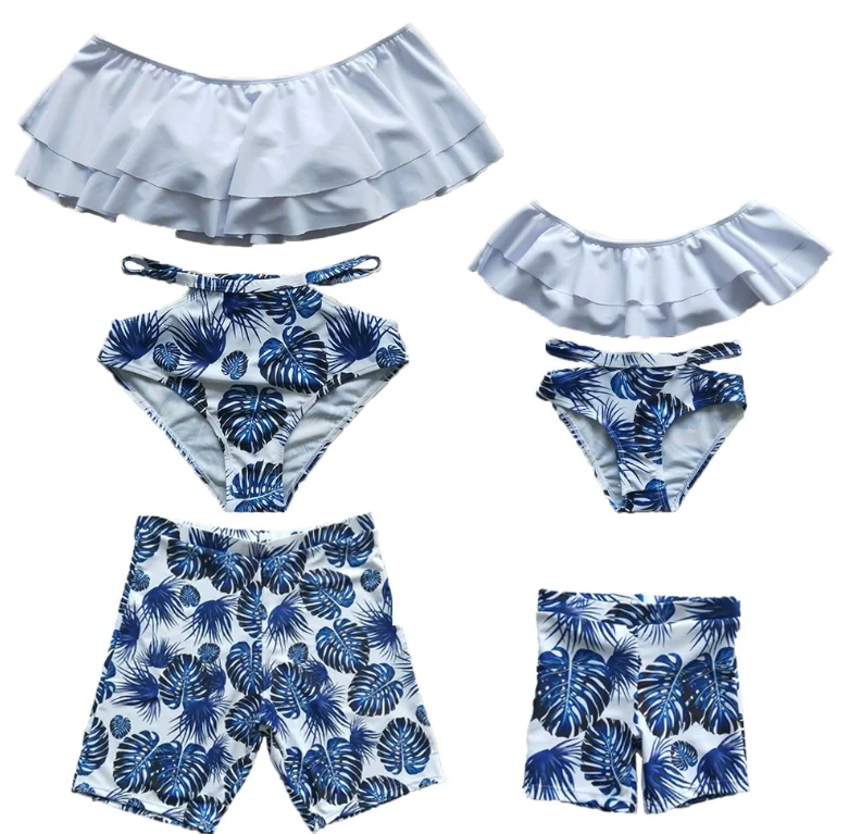 

Factory sale cheap price family suit bikinis swimsuit for whole family, Accept customized