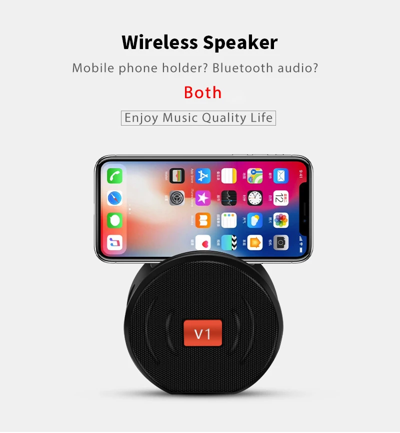 2020 Outdoor portable colorful led speakers wholesale waterproof Wireless stereo bluetooth Speaker Outdoor With LED Light - ANKUX.COM