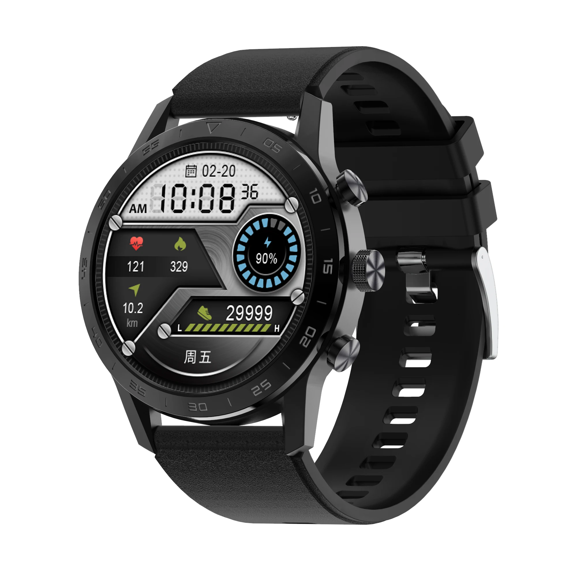 

dropshipping KK70 relojes inteligentes waterproof fitness heart rate monitor business smartwatch for men