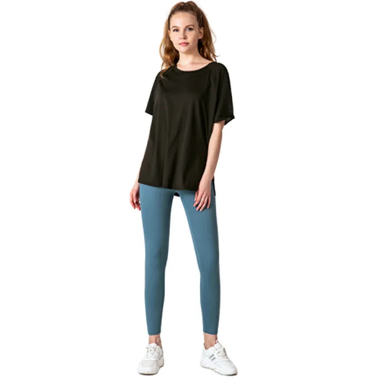 

Netted Quick Dry Loose-fitting Slim Running Blouse For Women Sport T-shirt With Short Sleeves, Picture