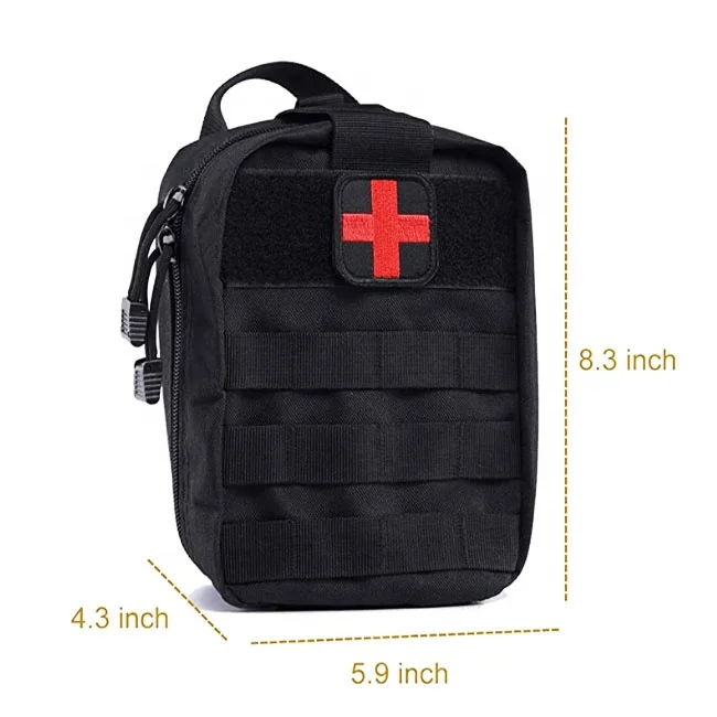 

Camping Hiking Cycling Tactical Molle Pouch Bag, EDC Utility Gadget Medical Waist Bag Pack