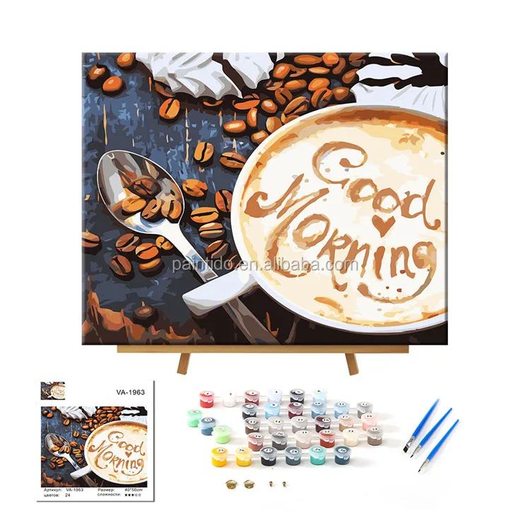 

Paintido Diy Painting By Numbers Kits Art On Canvas Acrylic For Children