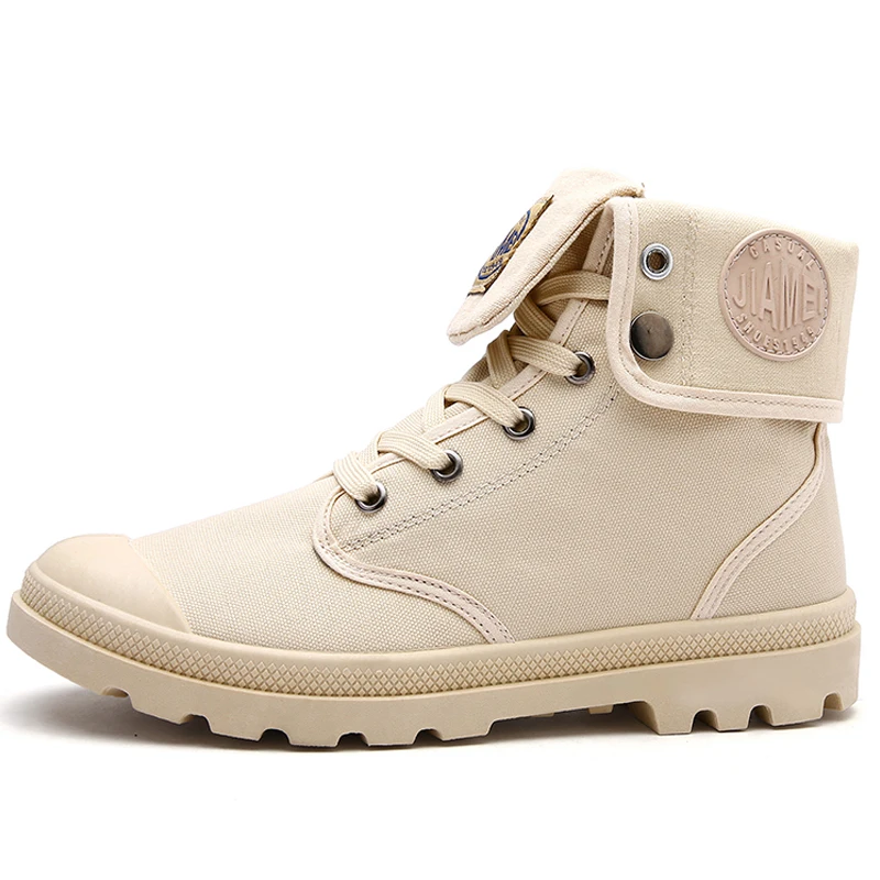 

K3411328 Factory Custom Casual 100 Leather Men Boots Canvas Boots Newest Style