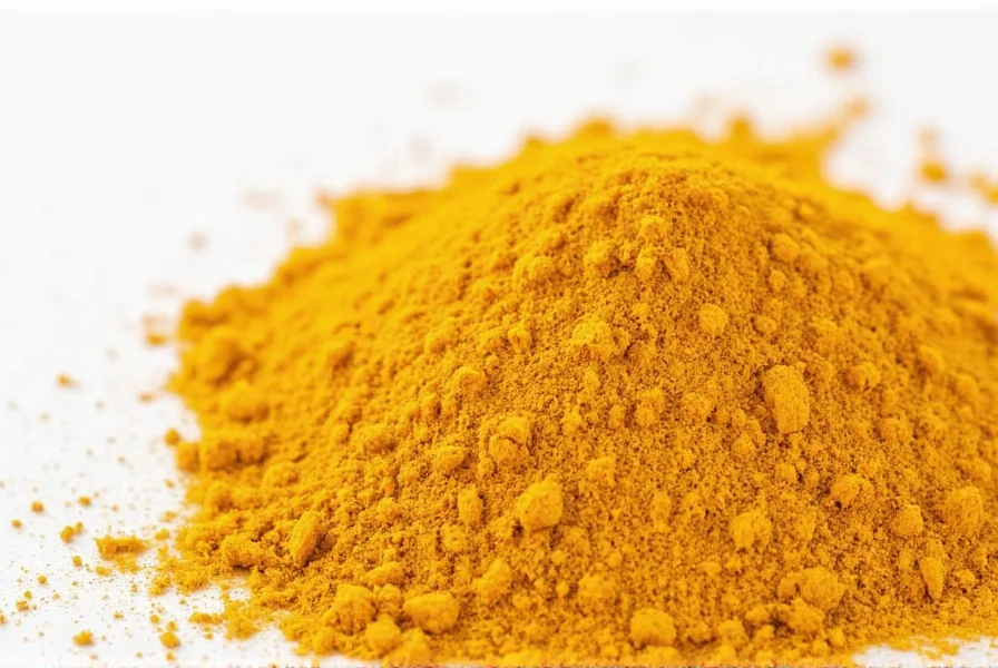 Scientific illustration showing curcumin degradation in turmeric over time