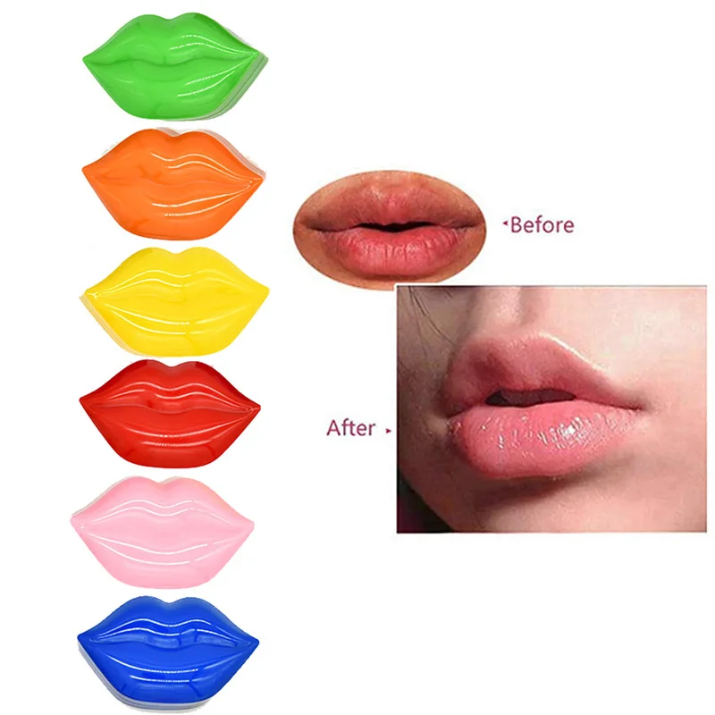 

20Pcs Colorful Moisturizing Lip Mask DROP SHIPPING Sleep Mask Reduces Lip Lines and Restores Moisture Plump Dry Lips Care