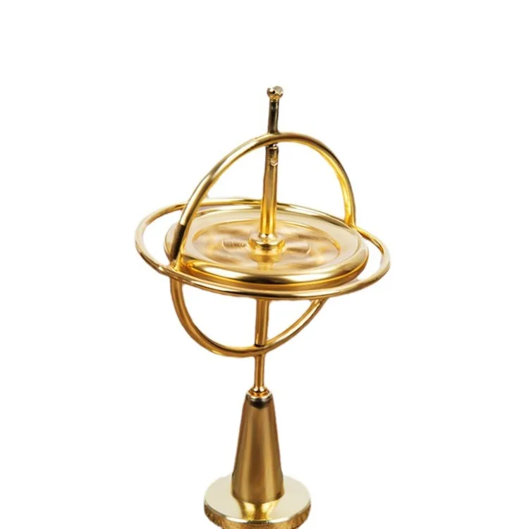 Metal Machinery Gyroscope Self-balancing Anti-gravity Spinning Top Fingertip Rotation Non-shaking Desktop Fidget Spinner Toys