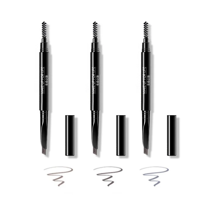 

Maquillaje Supplier Cosmetic Distributor Makeup Professional Brow Pencil microblading eyebrow pencil private label, 3 color