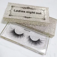 

Private Label Boxes Empty Eyelash Case Custom False Eyelashes Packaging Magnetic Box for Real Mink Eyelashes