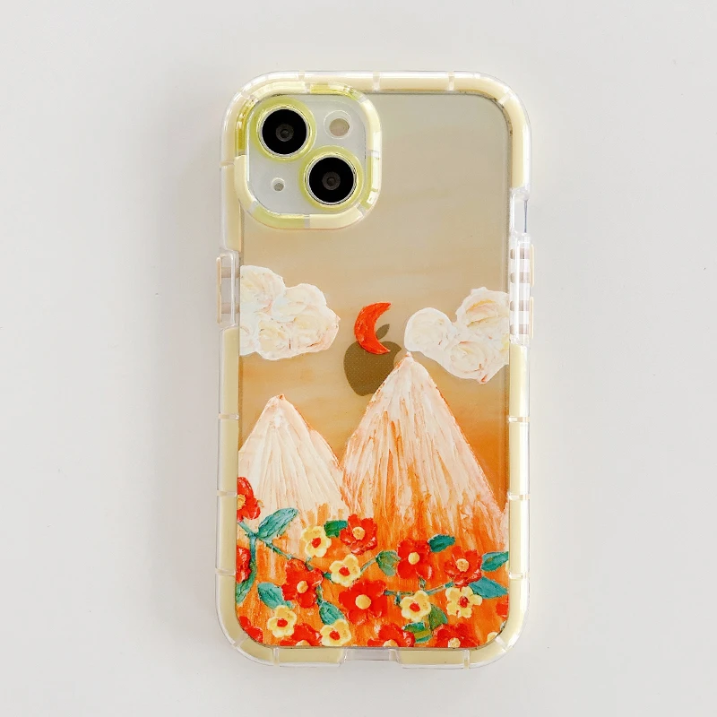 

Luminous Glow in the Dark Flower Fluorescence For iPhone Cover Luxury Woman for iPhone 12 Back Cover For iPhone Cover