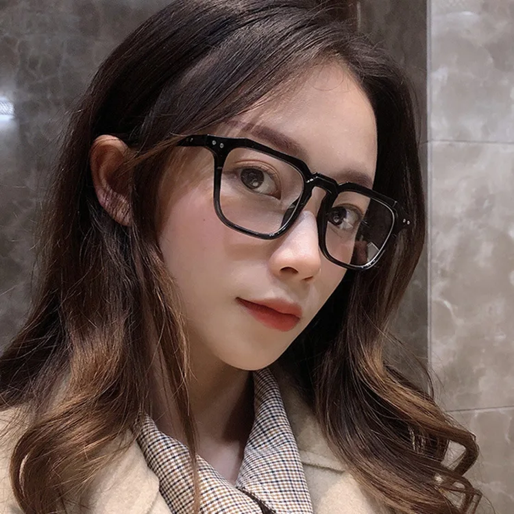 

SKYWAY Square Glasses Flat Mirror PC Frame Optical Frame Spectacle With Nail