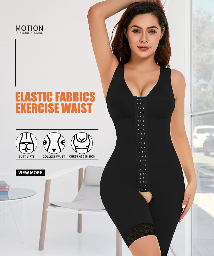 

Free Sample Colombian Fajas Shapewear High Waist Thin Legs Slimming Chest Lift Mesh Butt Lifter Body Shaper