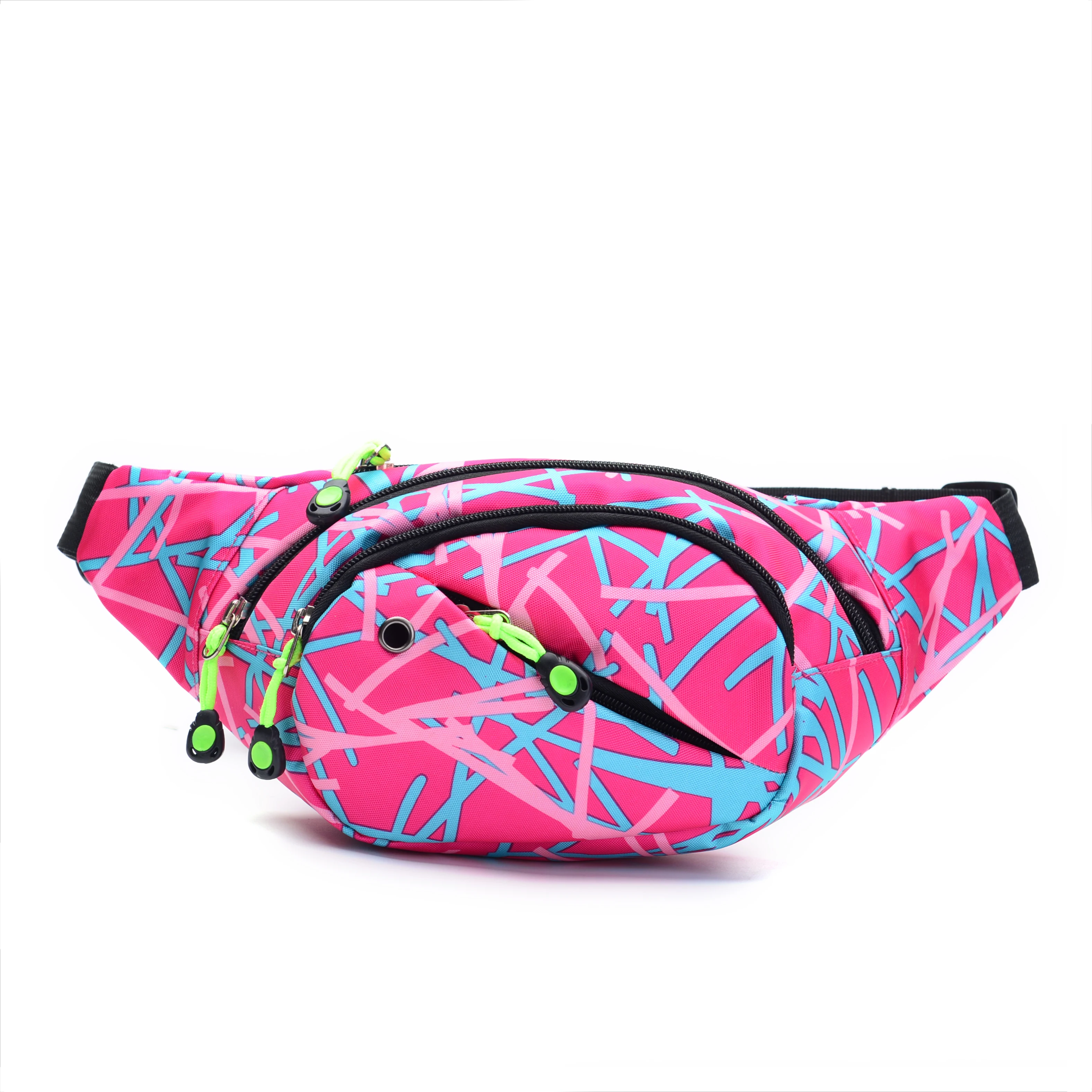 

wholesale outdoor trendy waterproof sports waist belt bag multi-function fanny pack for women