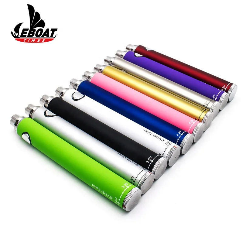 Amazon hot selling oem starter kit evod twist 1100mah