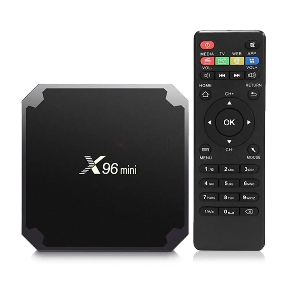 

X96mini X96 mini Smart TV BOX S905W Quad Core support 2.4G Wireless WIFI media box Set-Top Box