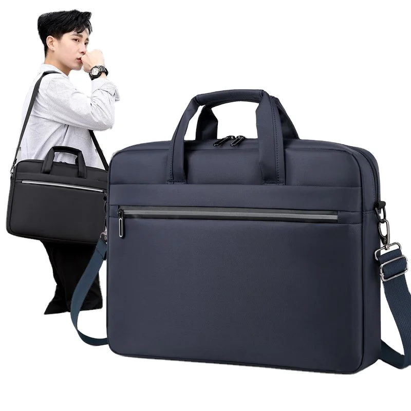 

Factory direct 15 15.6inch laptop shoulder messenger bag waterproof mens business office briefcase laptop messenger bag, Black, blue, brown