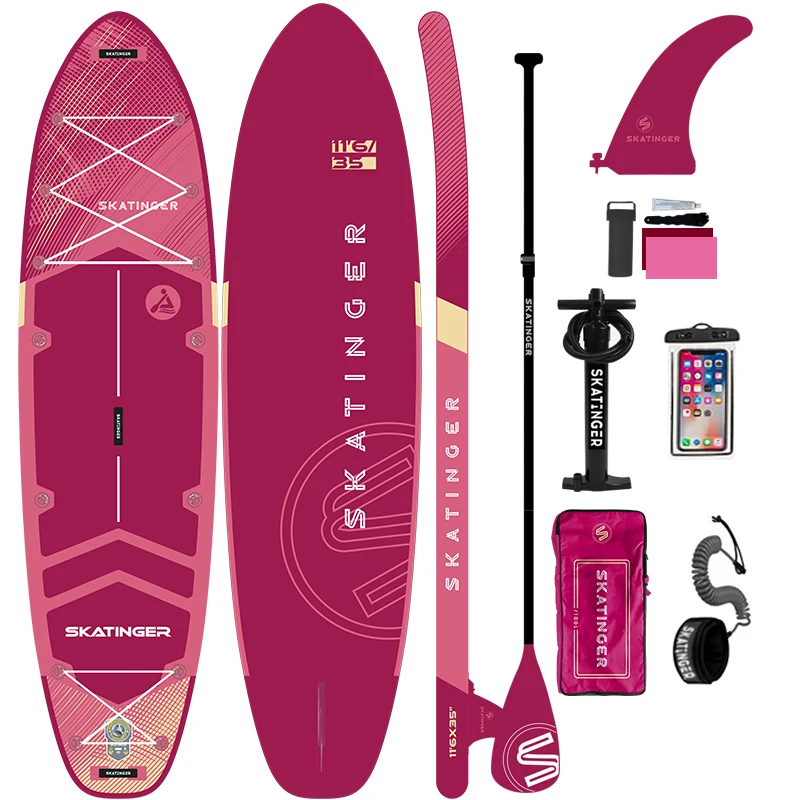 

skatinger New soft surfboard sap board inflatable paddle board sup paddleboard with fins