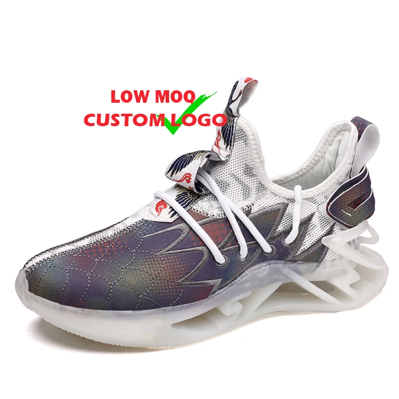 

2021 New Hollow Blade Sole Male Fashion Trainers Shoes Men Walking Sneakers