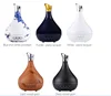 Hot Blue and White Porcelain Essential Oil Diffuser 300ml Air Humidifier 7Color LED Light Aroma Diffuser Aromatherapy Mist Maker