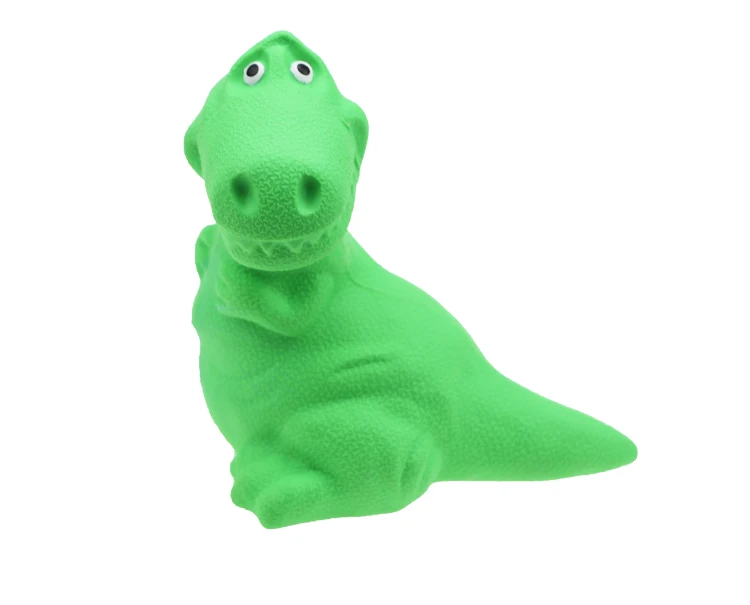 Environmental protection non-toxic fun squeak pet dinosaur dog toys, manufacturers processing custom, cheap.