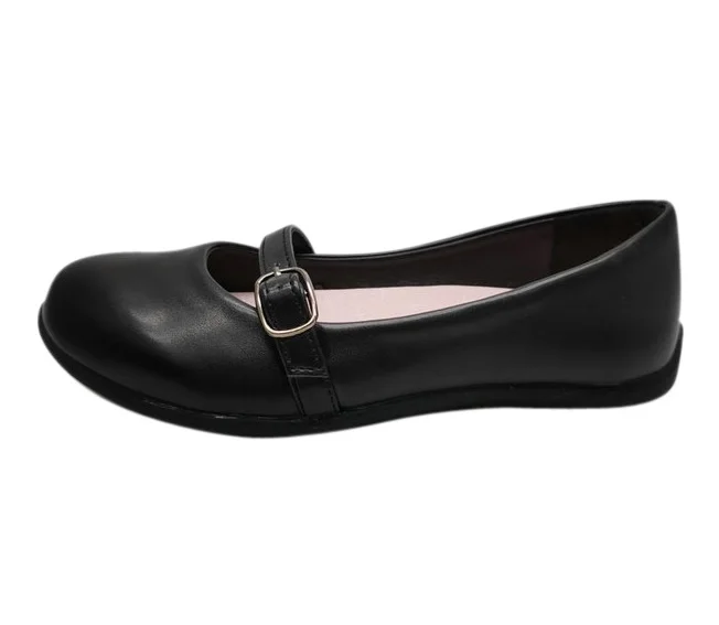 

On Line Sale Factory Wholesale Black School Shoes Children Kids Girl Mary Jane Flats Slip On Shoes, Pink/black/beige