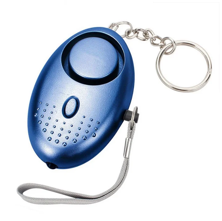 Safe Sound Personal Alarm Keychain With LED Light 140DB Emergency Women Defense 