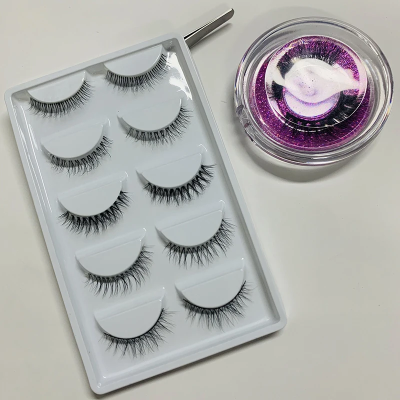 

Own Brand Private Label 100% Real Mink down Lashes 3d lower Mink eyelash set natural mink lashes, Black or as customer's request