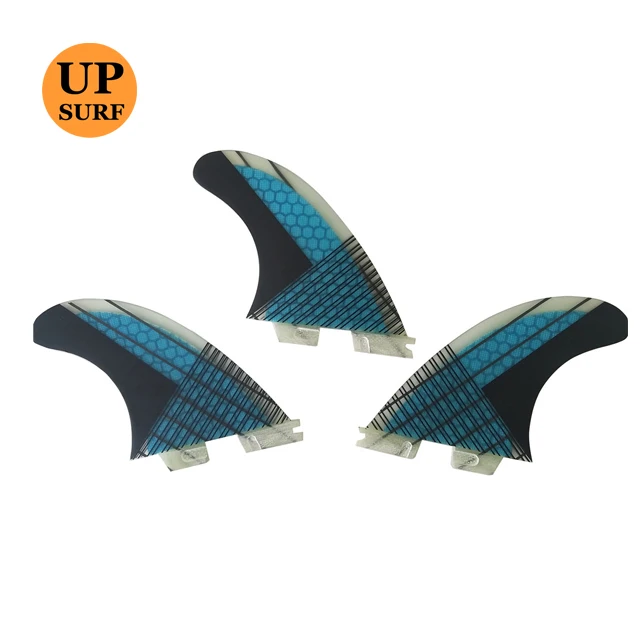 

Hot Sale FCS II surf fins FCS 2 surfboard fins fiberglass honeycomb surf fin, Blue