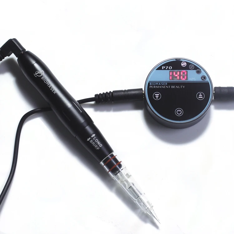 

Professional Bio-maser Digital Tattoo Pen Machine Eyebrow Permanent Make up Microblading Machine