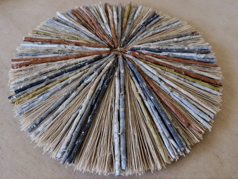 Recycled materials for DIY witch broom project