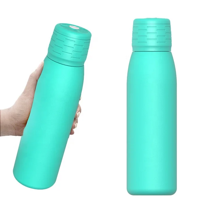 

Amazon hot sale 2021 new design The latest intelligent drinking water bottle, smart water bottle 6 level waterproof with speaker, 4 color