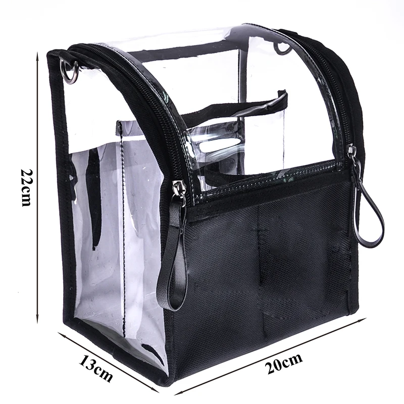 

Professional Clear PVC Makeup Brush Holder bag organizer, Customized