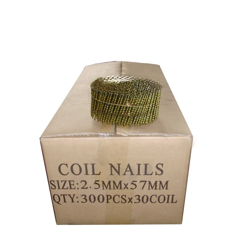 

15 degree wire weld wooden pallet coil nail