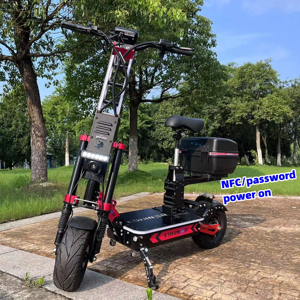 

14 Inch Off Road Tubeless Escooter 72V 8000W 10000W 15000W Dual Split Motor Electric Scooter With Seat For Adults High Speed