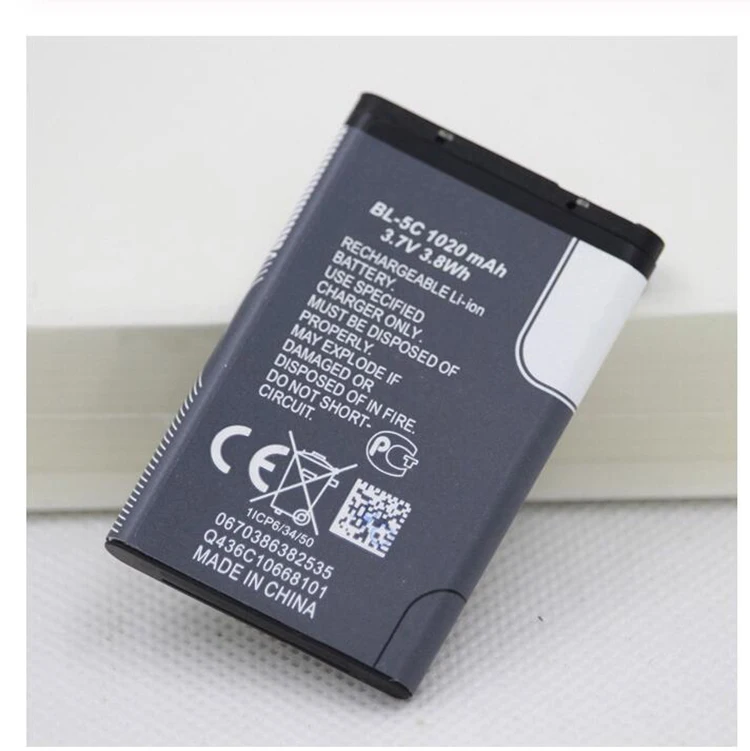 
For Nokia mobile phone battery 1100/1108/1110/2610 /3100/3100C bl-5c battery 