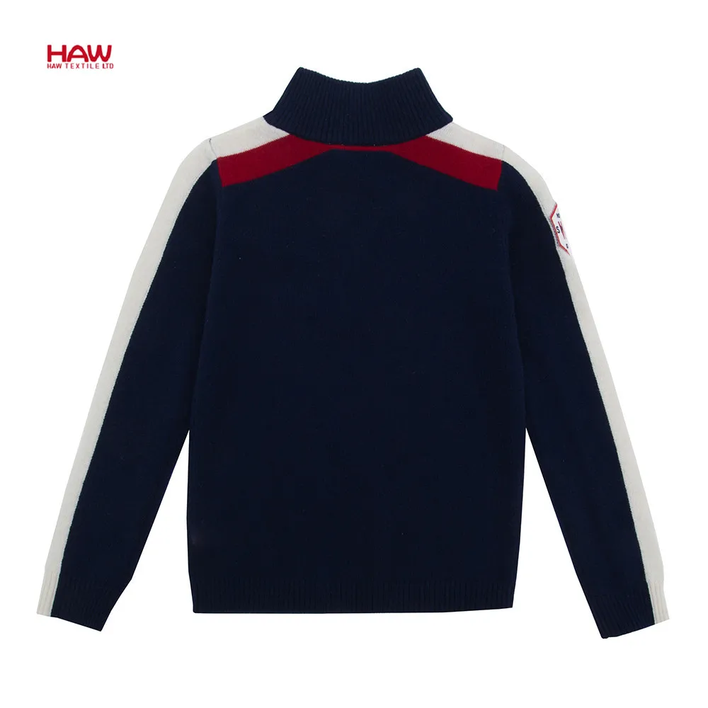 
Wholesale 100% Wool Casual Cool Boys Sweater 