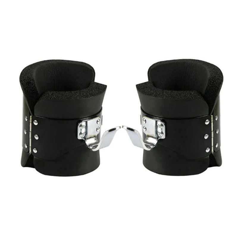 

Handstanding Anti Gravity inversion Boots pull up hanging hook for compression relief and fitness Gravity Boots, Black