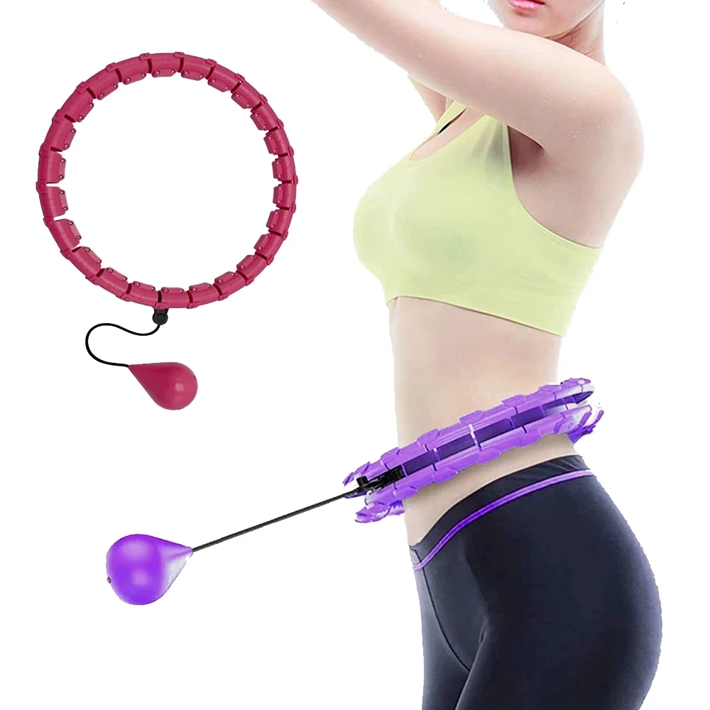 

Smart Ring Waist Trainer Massage Yoga Portable Fitness Equipment Sport Hoola Hoop Gym Slimming weighted hoola hoop for exercise