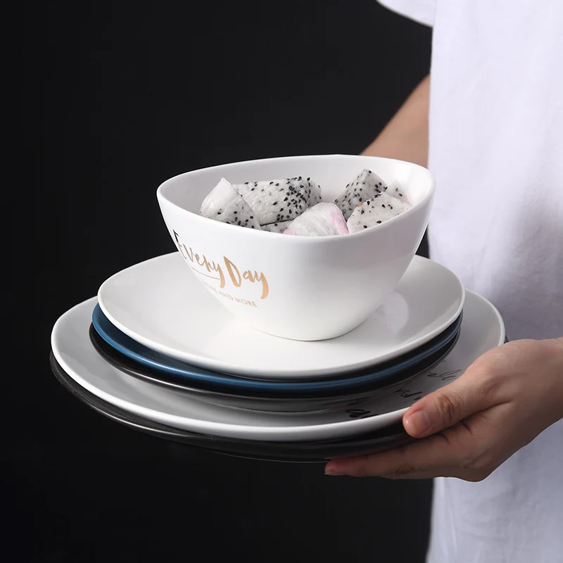 Ceramic plates set dinnerware geschirr set